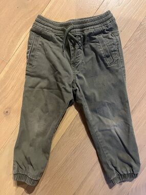 Old Navy Olive Green Kids Joggers with Drawstring